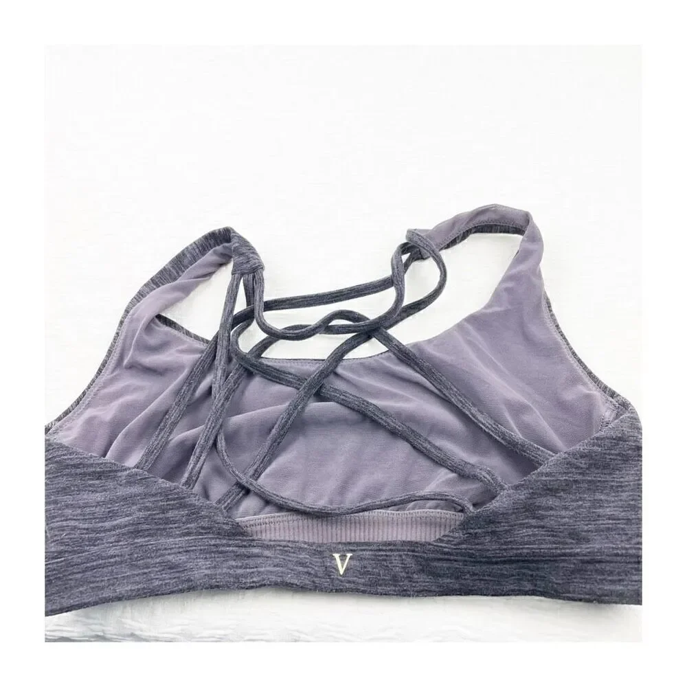 BUY 1 GET 1 FREE Victorias Secret medium sports bra gray space dye unlined has s